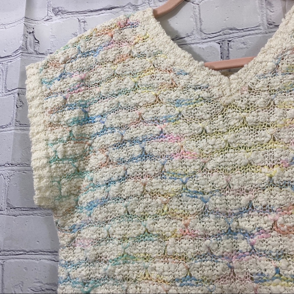 Spring Sweater - Multicolor V-Neck - Picture 7 of 8